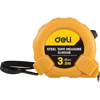 Рулетка "Deli 9003B", желтый
