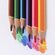 Двухцветные карандаши мини "Meridian" 6 штук, бежевый