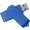 Карта памяти USB Flash 2.0 8 Gb "Swing" синий