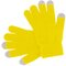 Перчатки для сенсорного экрана "Actium" желтый