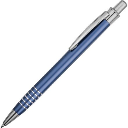 Ручка шариковая автоматическая "Бремен" синий/серебристый