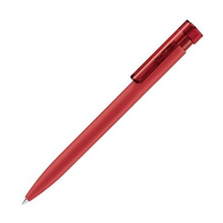 Ручка шариковая автоматическая "Liberty Soft Touch" красный