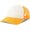 Бейсболка "Rapper-S",  белый/желтый