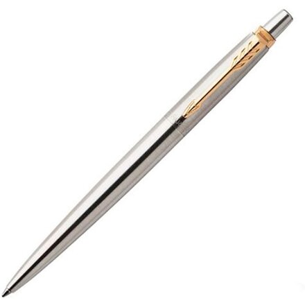 Шариковая ручка Parker Jotter Essential, серебристый/золотистый