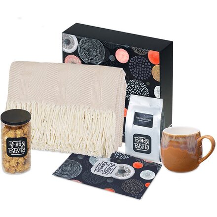 Подарочный набор «Re:y. Haven»  с пледом, кружкой и чаем