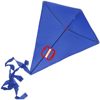 Воздушный змей "РОМБ", синий