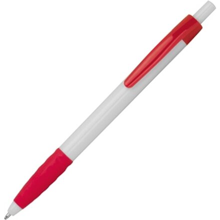 Ручка "Newport" глянцевый белый/красный