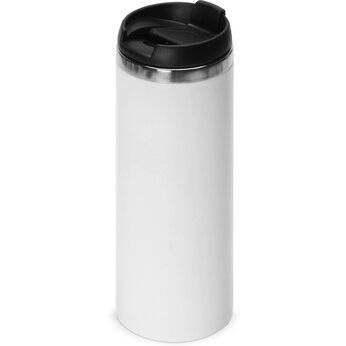 Термокружка герметичная, для сублимации, белый/черный