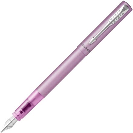 Перьевая ручка Parker Vector  XL Lilac, цвет чернил blue CT, перо: F, в подарочной упаковке.