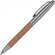 Набор "Enschede": ручка шариковая автоматическая и брелок, коричневый/серебристый