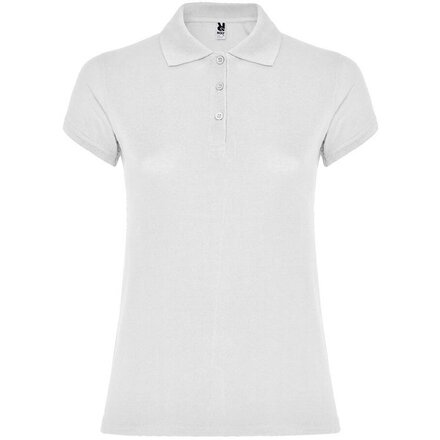 Рубашка-поло женская "Star" 200, 3XL, белый