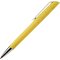 Ручка шариковая автоматическая "Flow T-GOM CB CR" софт-тач, желтый/белый/серебристый