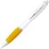 Ручка шариковая автоматическая "Nash" белый/желтый/серебристый