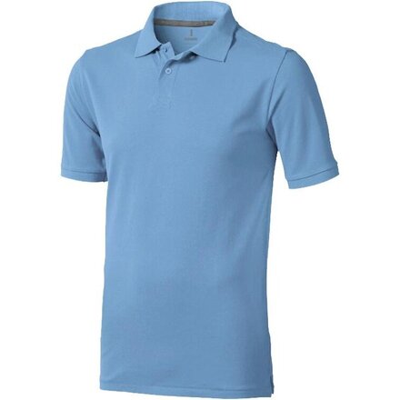 Рубашка-поло мужская "Calgary" 200, L, голубой