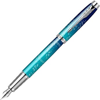 Перьевая ручка Parker IM Royal SE The Last Frontier Deep Sea CT, перо: F, цвет чернил: blue, в подарочной упаковке.