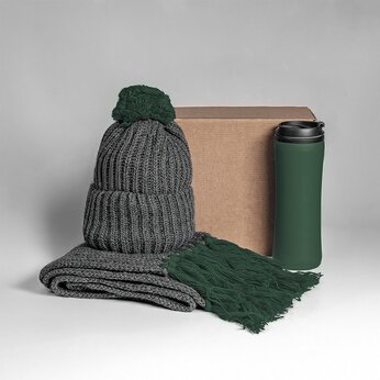 Набор подарочный  "Cold Night", темно-зеленый