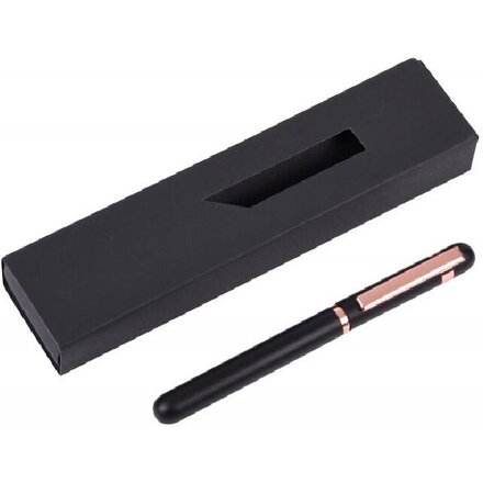 Ручка роллер "Copper roller" глянцевый черный