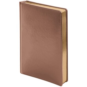 Ежедневник недатированный "Joy" коричневый, срез золотистый