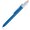 Ручка шариковая автоматическая "Kiwu Chrome" небесно-голубой/серебристый