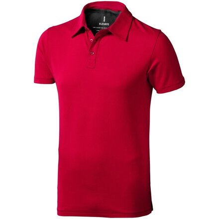 Рубашка-поло мужская "Markham" 200, M, красный/антрацит