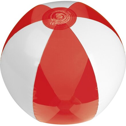 Мяч пляжный "Montepulciano" красный/белый