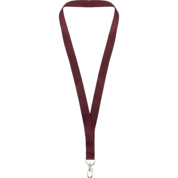 Ланьярд с карабином, бургунди