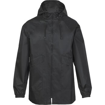 Дождевик «Parka» унисекс, черный, размер XL