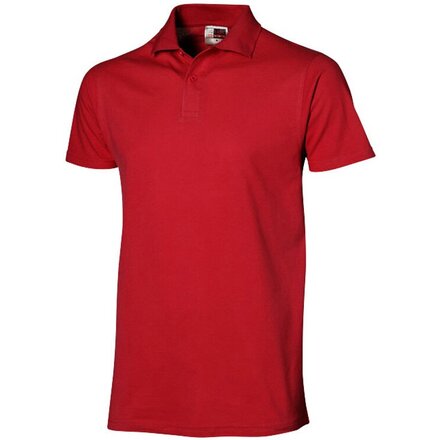 Рубашка-поло мужская "First" 160, XXXL, красный