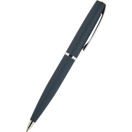 Ручка шариковая автоматическая "Sienna" синий/серебристый