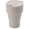 Силиконовый складной стакан "GoCup", бежевый