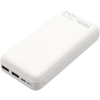 Зарядное устройство Power Bank "Vekta" 16000 мАч, белый