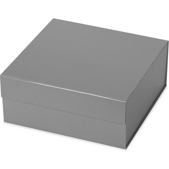 Коробка самосборная на магнитах M, серебристый