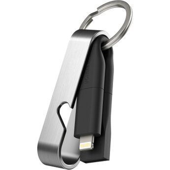 Кабель для зарядки  "High Six" 6 в 1, серебряный/черный