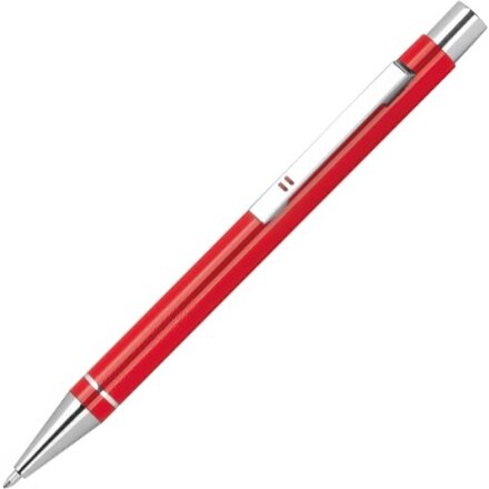 Ручка "Almeira" красный/серебристый