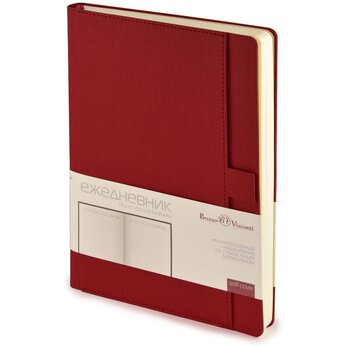 Ежедневник недатированный «Marseille» А5, бордовый