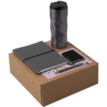 Подарочный набор "Firm", серый