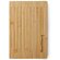 Разделочная доска из бамбука «Круста» с хлебным ножом, натуральный