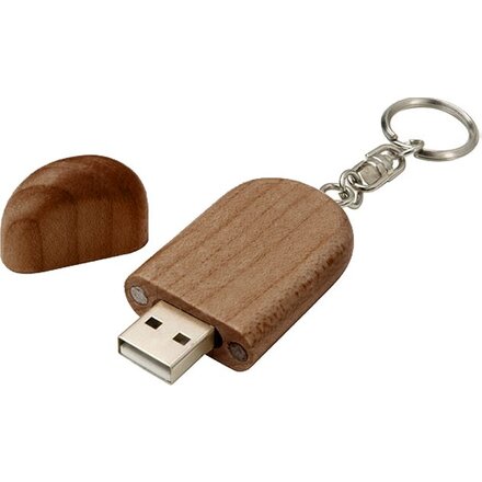 Карта памяти USB Flash 2.0 32 Gb "Maple" коричневый