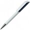 Ручка шариковая автоматическая "Flow BC CR" белый/черный
