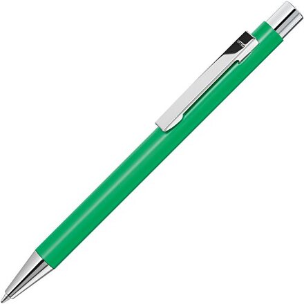 Ручка шариковая автоматическая "Straight Si" зеленый/серебристый