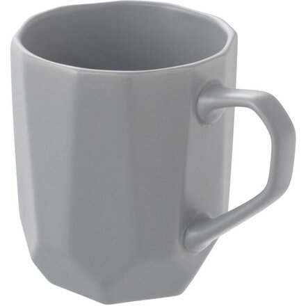 Кружка с гранями Amery, 310мл, серый матовый