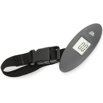 Весы багажные "Gravity", серый/черный