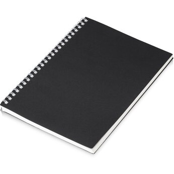 Блокнот на мягкой спирали А5 "Sahara", 60 листов 70 гр/м2, черный, размер A5
