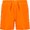 Шорты плавательные мужские "Aqua" 100, S, неоновый оранжевый