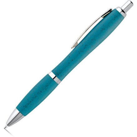 Ручка шариковая автоматическая "Terry" голубой/серебристый