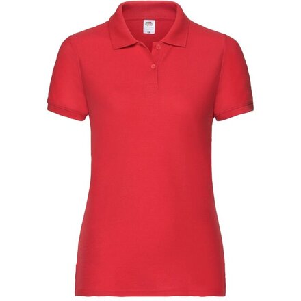 Рубашка-поло женская "Polo Lady-Fit" 180, XS, красный