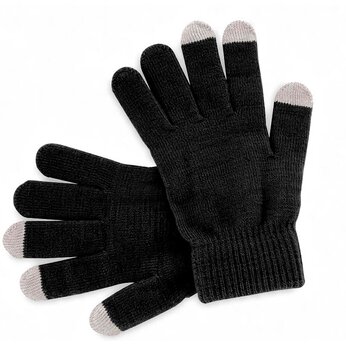 Перчатки для сенсорного экрана "Actium" черный