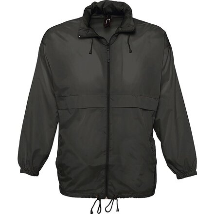 Ветровка унисекс "Surf" 210, L, черный