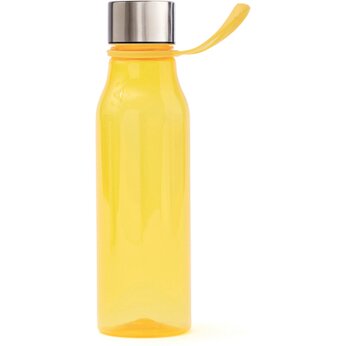 Бутылка для воды "Lean" с кольцом, желтый/серебристый