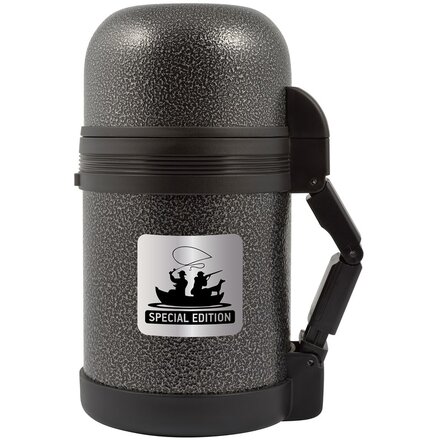 Термос "ThermoCafe by Thermos HAMMP-800-F&H" серый/черный